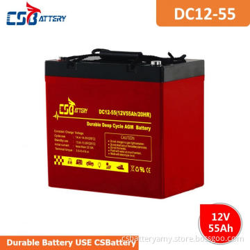 12v 55 Deep Cycle Battery